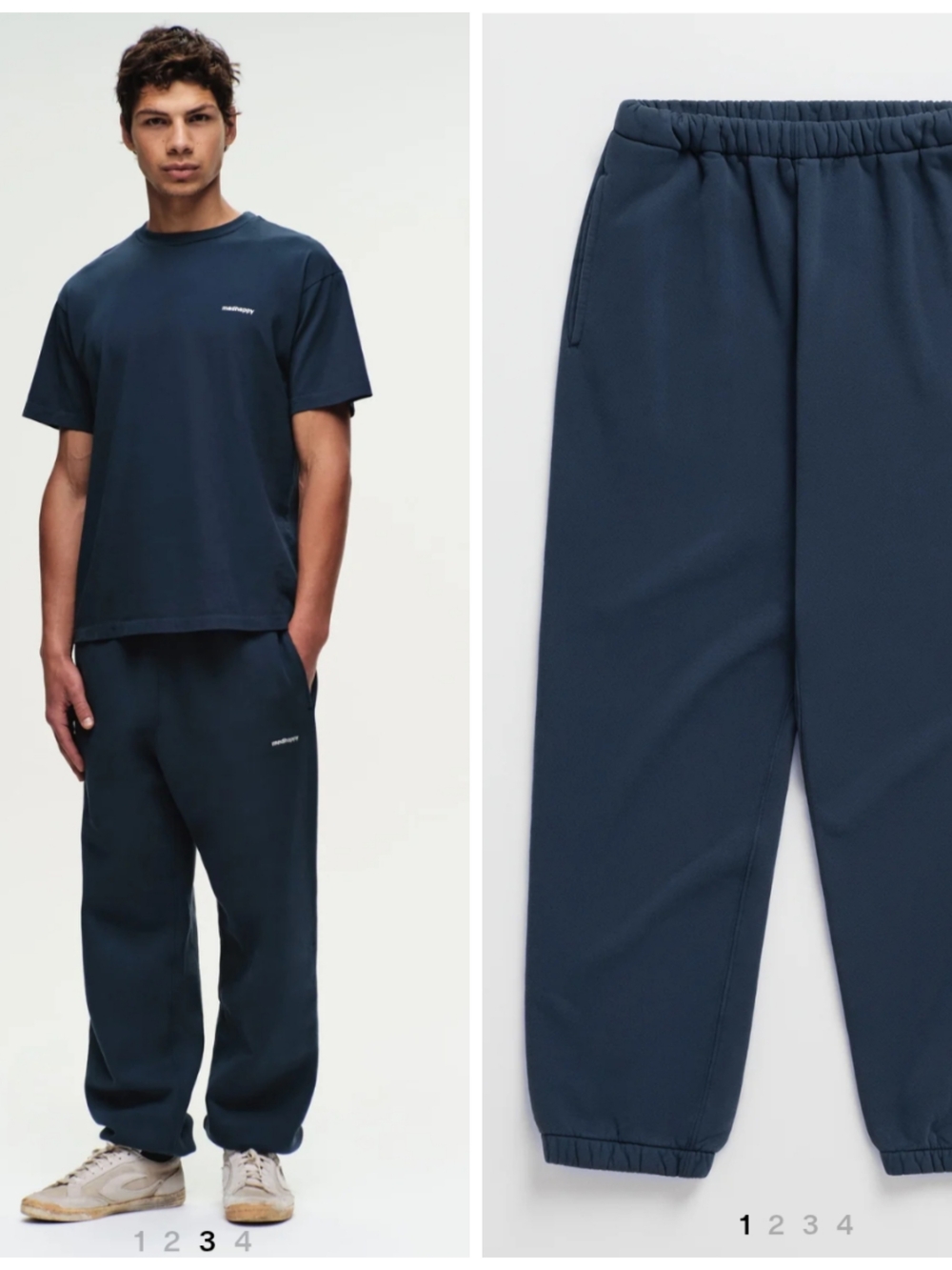 Madhappy Navy Classics Fleece Joggers XL